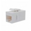 Accoppiatore RJ45 F/F UTP Cat6 Keystone Bianco