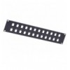 Pannello Patch Modulare 24 posti 2 HE Nero I-KS PP-24-BK