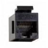 Accoppiatore RJ45 F/F UTP Cat6 Keystone Nero