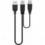 Cavo USB 2.0 ad Y 2xA maschio/A femmina 0.3 m