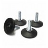 Kit 4 Piedi di Livellamento per Armadi Rack I-CASE FEET-S