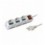Multipresa 6 Posti Italiana Bipasso / 3 Schuko con Interruttore