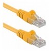 Cavo di rete Patch CCA Cat. 5e Giallo UTP 1 mt