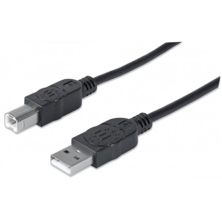 Cavo USB 2.0 A maschio/B maschio 1m Nero ICOC U-AB-10-U2