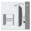 Supporto a Muro per TV LED LCD 23''-55'' Inclinabile Nero