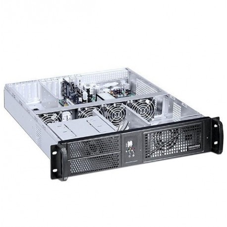 Chassis Industriale da Rack 19'' 2U Nero I-CASE IPC-2055