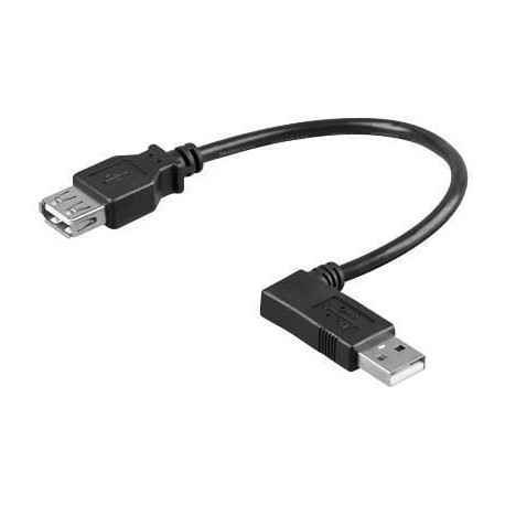 Cavo USB 2.0 A maschio angolato/A femmina 0