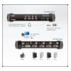 Switch KVMP Dual Link/audio USB DVI a 4 porte CS1784A