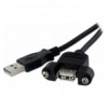 Cavo USB 2.0 A Maschio/A Femmina da Pannello 1 m ICOC U-AB-010-PNL