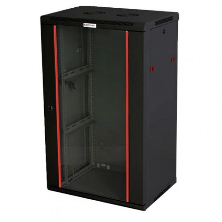 Armadio Rack 19'' a muro 20 unità sezione unica prof. 450mm Nero I-CASE EW-2020BKL