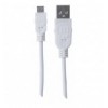 Cavo USB 2.0 A maschio/Micro B maschio 0,3m Bianco