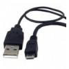 Cavo USB A F 2.0 OTG Micro USB M con Alimentazione USB, 30cm Nero