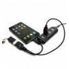 Cavo USB A F 2.0 OTG Micro USB M con Alimentazione USB, 30cm Nero