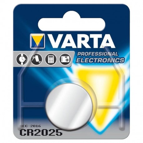 Batteria a bottone Litio CR2025 (blister 1 pz) IBT-KVT2025