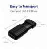 Memoria USB 2.0 PinStripe da 8Gb Colore Nero