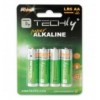 Blister 4 Batterie High Power Stilo AA Alcaline LR06 1