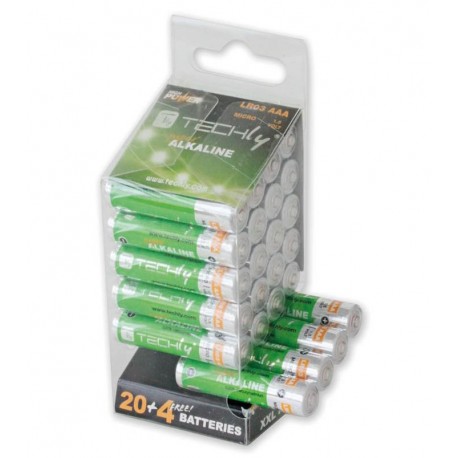 Multipack 24 Batterie High Power Mini Stilo AAA Alcaline LR03 1