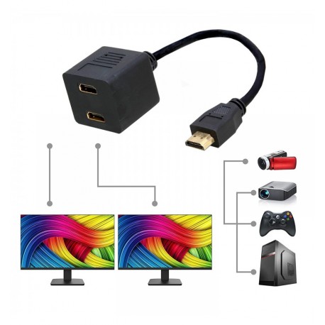 Cavo Video Splitter HDMI™ M a 2 x HDMI™ F ICOC HDMI-F-002
