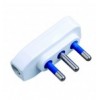 Spina ribassata 2P+T 16A Bianco