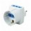 Adattatore Triplo Schuko Spina 2P+T Prese 2P+T 10A
