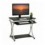 Scrivania per PC Compatta con Cassetto Estraibile, Nero Grafite