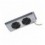 Gruppo di 2 Ventole a Soffitto Senza Termostato per Rack 19'' Grigio
