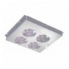 Gruppo di 4 Ventole a Soffitto Senza Termostato per Rack 19'' Grigio