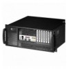 Chassis Industriale Rack 19''/Desktop 4U Ultra Compatto Nero I-CASE MP-P4HX-BLK6