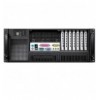 Chassis Industriale Rack 19''/Desktop 4U Ultra Compatto Nero