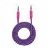 Cavo Audio con Guaina Intrecciata 1m Viola/Fucsia con Blister ICOC 03-SB-PPRB