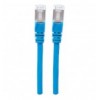 Cavo Patch Cat.7 Plug RJ45 6A S/FTP LSZH 0,5m Blu