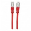 Cavo Patch Cat.7 Plug RJ45 6A S/FTP LSZH 1m Rosso