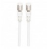 Cavo Patch Cat.7 Plug RJ45 6A S/FTP LSZH 0,5m Bianco