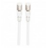 Cavo Patch Cat.7 Plug RJ45 6A S/FTP LSZH 1m Bianco