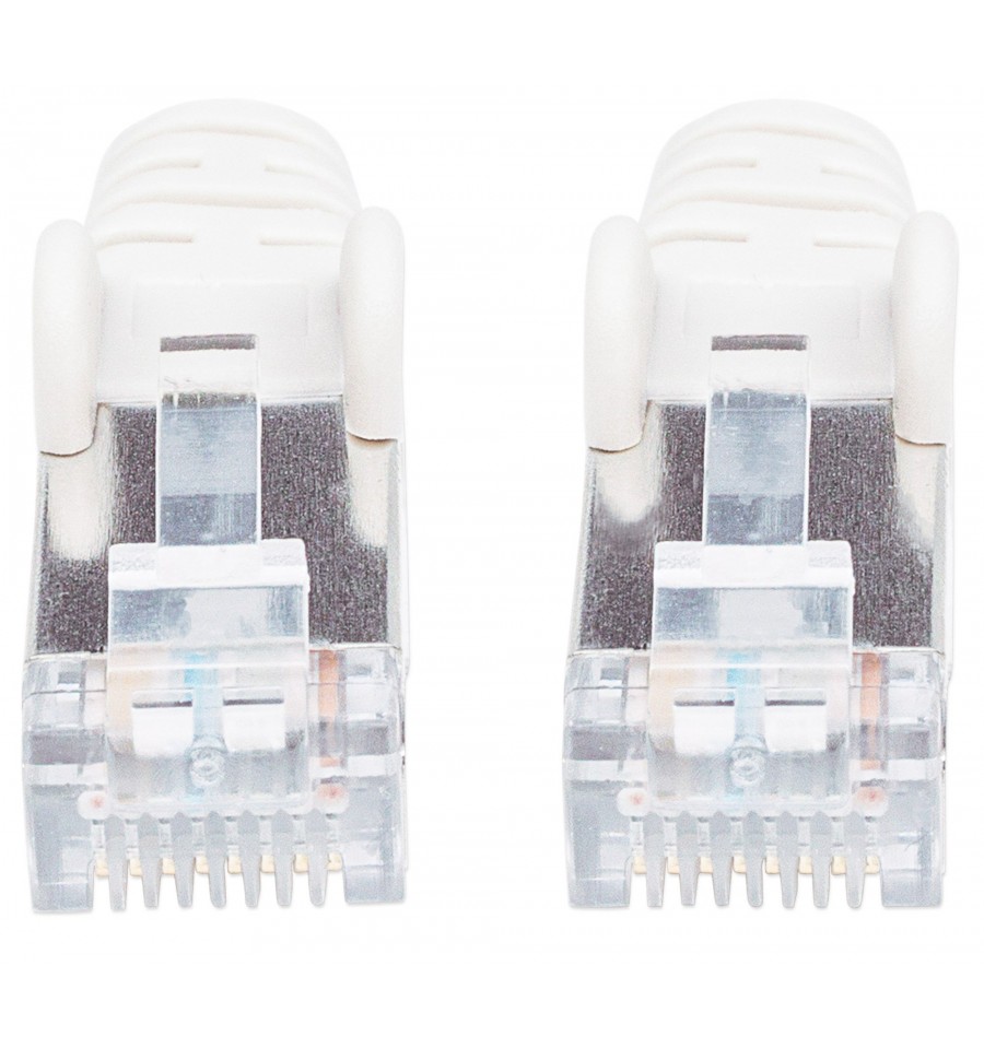 Cavo Patch Cat.7 Plug RJ45 6A S/FTP LSZH 5m Bianco ICOC R7-7SS-050-WH  Intellinet