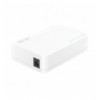 Switch Ethernet Desktop Compatto 5 Porte 10/100 Mbps Bianco