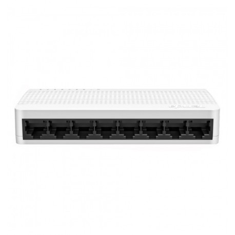 Switch Ethernet Desktop Compatto 8 Porte 10/100 Mbps Bianco I-SWHUB S108