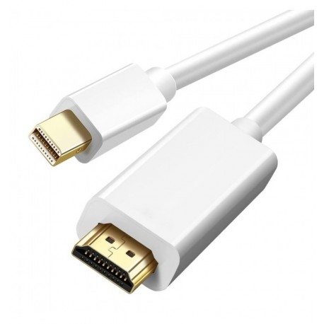 Cavo Monitor Mini DisplayPort (Thunderbolt) / HDMI 2m Bianco ICOC MDP-020H