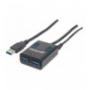Hub USB 3.0 4 Porte con Alimentatore 5V 3A Nero IUSB3-HUB4-BKP