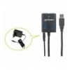 Hub USB 3.0 4 Porte con Alimentatore 5V 3A Nero