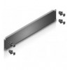 Pannello Cieco Toolless 2 Clip per Armadi Rack 19'' 1U Grigio