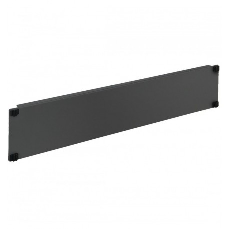 Pannello Cieco Toolless 4 Clip per Armadi Rack 19'' 2U Nero I-CASE BLANK-2-BKC