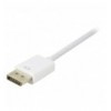 Adattatore DisplayPort 1.2 Maschio / DVI Femmina 15cm Bianco