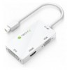 Adattatore 3 in 1 Mini DisplayPort 1.2 (Thunderbolt) a HDMI/DVI/VGA IADAP MDP-COMBOF12