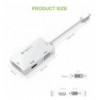 Adattatore 3 in 1 Mini DisplayPort 1.2 (Thunderbolt) a HDMI/DVI/VGA