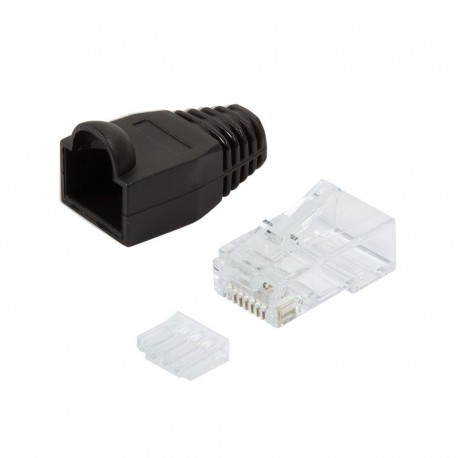 Plug Cat.6 RJ45 e Copriconnettore per Cavo Non Schermato