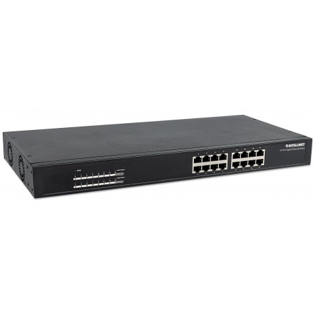 Switch Gigabit 16 Porte Ethernet PoE+ Nero ICNSP016