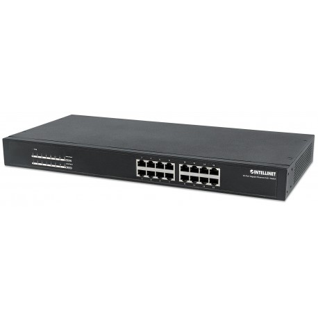 Switch Gigabit 16 Porte Ethernet PoE+ Nero ICNSP016