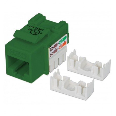 Frutto Keystone RJ45 Cat5e UTP Verde IWP-MD C5E/VE