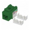 Frutto Keystone RJ45 Cat5e UTP Verde IWP-MD C5E/VE